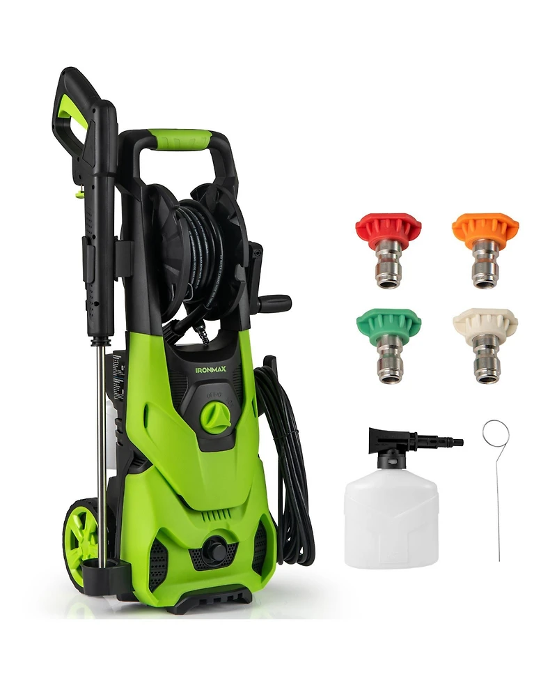 Sugift 2150PSI Electric Pressure Washer 1.2GPM with 4 Quick Connect Nozzles and Foam Cannon