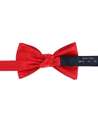 Trafalgar Men's Sutton Solid Color Silk Cummerbund & Bow Tie Bundle