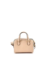 Pre-Owned Gucci Mini Convertible Top Handle Bag Jumbo Gg Embossed Leather