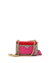 Pre-Owned Gucci Small Padlock Shoulder Bag Gg Coated Canvas and Leather