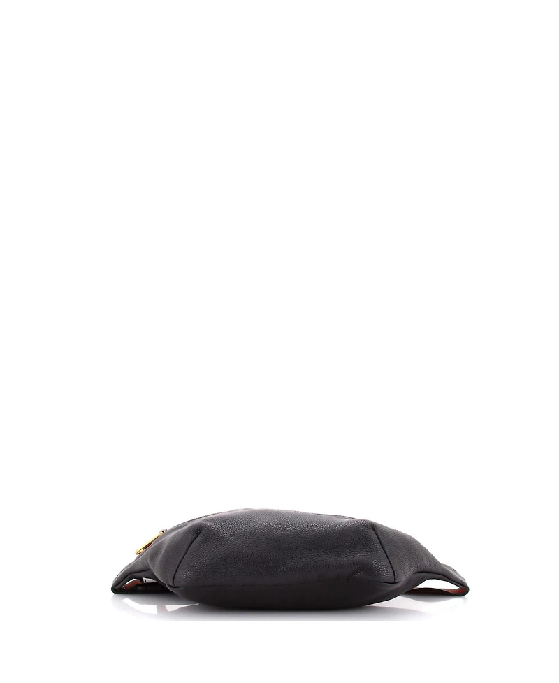 Pre-Owned Gucci Medium Logo Belt Bag Printed Leather