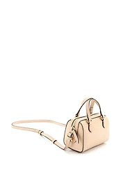 Pre-Owned Gucci Mini Convertible Top Handle Bag Jumbo Gg Embossed Leather