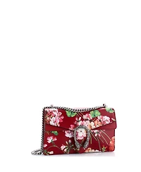 Pre-Owned Gucci Small Dionysus Bag Blooms Print Leather