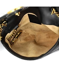 Pre-Owned Gucci Super Mini Gg Marmont Flap Bag Matelasse Leather