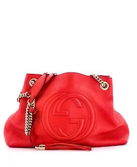 Pre-Owned Gucci Medium Soho Chain Strap Shoulder Bag Leather
