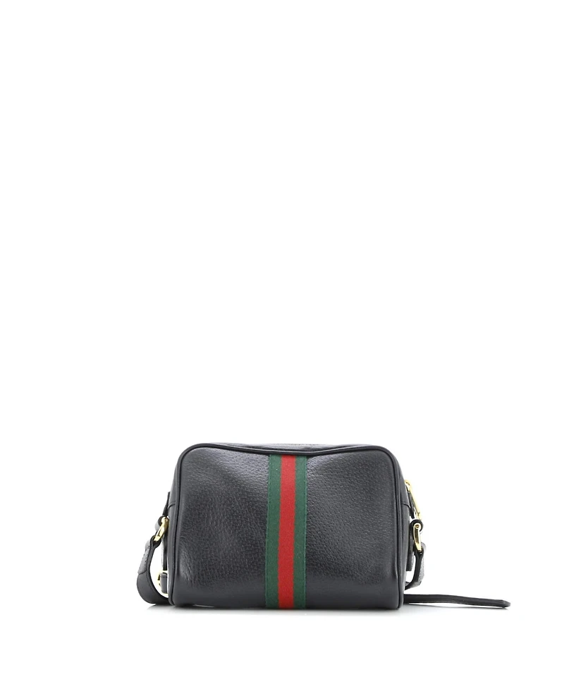 Pre-Owned Gucci Mini Ophidia Shoulder Bag Leather