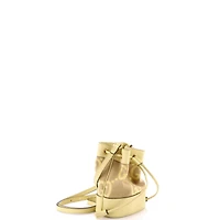 Pre-Owned Gucci Mini Ophidia Bucket Bag Jumbo Gg Canvas with Leather