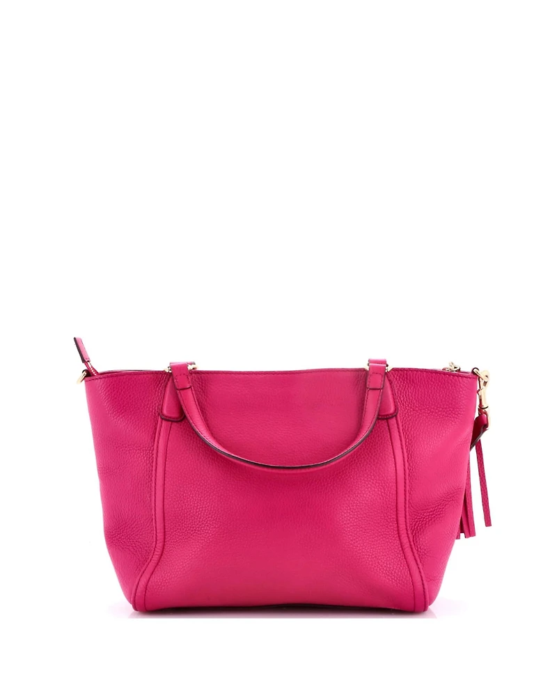 Pre-Owned Gucci Small Soho Convertible Top Handle Bag Leather