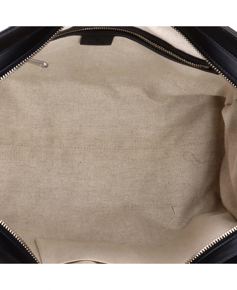 Pre-Owned Gucci Tote Bag Gg Embossed Perforated Leather