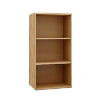 Slickblue 3-Cube Storage Bookcase with Adjustable Shelves