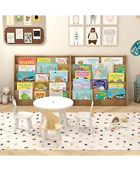 Sugift 5 Tier Kids Bookshelf with Deep Compartments and Stable Design