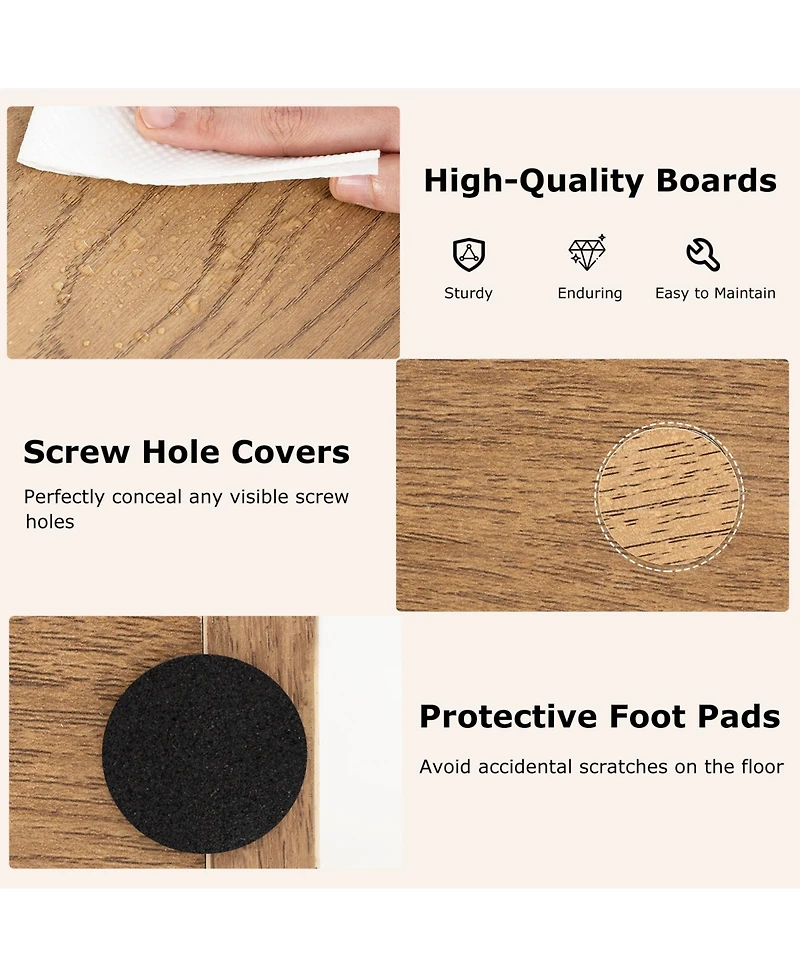 Sugift Eleven Tier Modern Book Organizer Bookcase with Anti Tipping