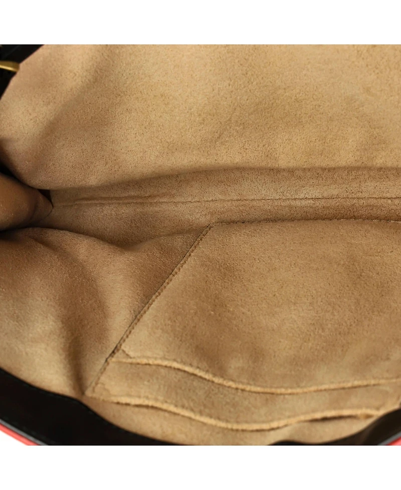 Pre-Owned Gucci Queen Margaret Clutch Colorblock Leather