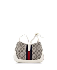 Pre-Owned Gucci Small Jackie 1961 Hobo Gg Coated Canvas