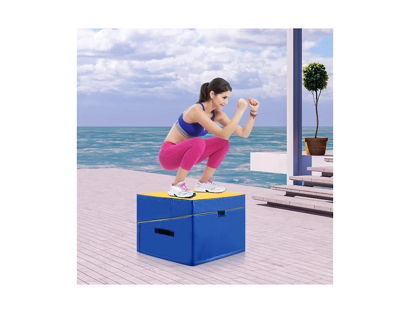 Hongge Folding Incline Yoga Gymnastics Tumbling Mat with Epe Foam