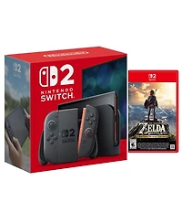 Nintendo Switch 2 Console with Legend of Zelda Breath of the Wild Bundle
