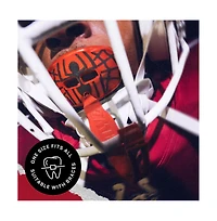 SafeJawz Extro Lip Guard Protector Mouthpiece with Detachable Strap for Football