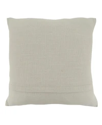 Saro Lifestyle Embroidered Wave Decorative Pillow, 18" x