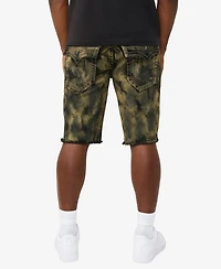 True Religion Men's Ricky Straight-Fit Denim Shorts