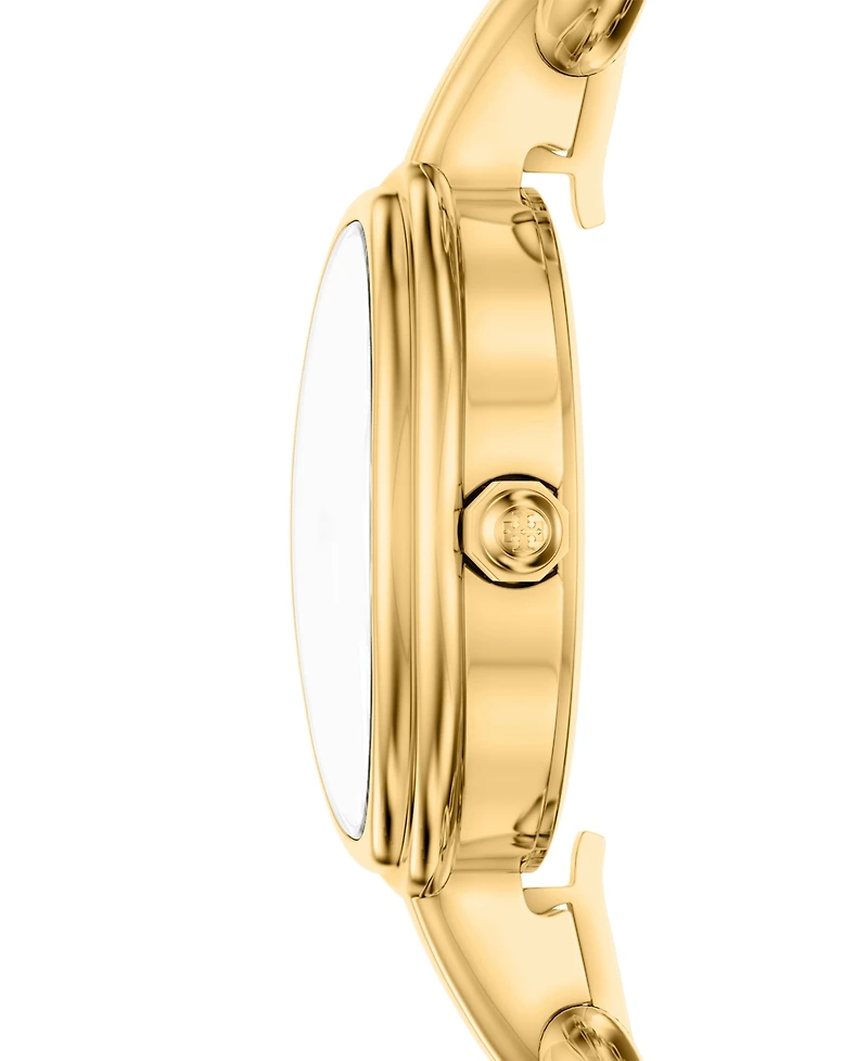 Tory Burch Women's The Oval Small Gift Set Quartz Two-Hand Gold Stainless Steel Watch, 22mm