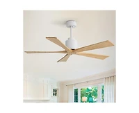 Sofucor 52-inch 5-Blade without Light Ceiling Fan with Remote Control and Timing Function