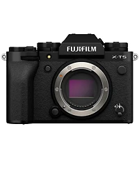 Fujifilm X-T5 Mirrorless Camera Bundle with 128GB Sd Card, Shoulder Bag, Extra Battery, Charger, Screen Protector, Cleaning Kit