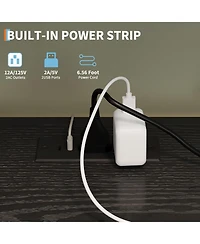 gaomon Wine Bar Cabinet with Led Lights and Power Outlets – Tall Coffee Bar Station with Wine Rack, Kitchen Microwave Stand and Bakers Rack