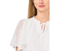 Vince Camuto Women's Tie-Neck Princess-Sleeve Blouse