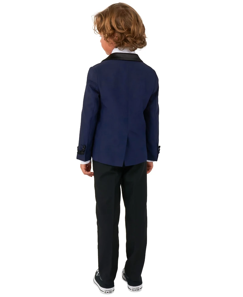 OppoSuits Boys' 2T-8 Long-Sleeve Tailored Blazer, Slim Fit Pants and Tie, 3-Piece Set