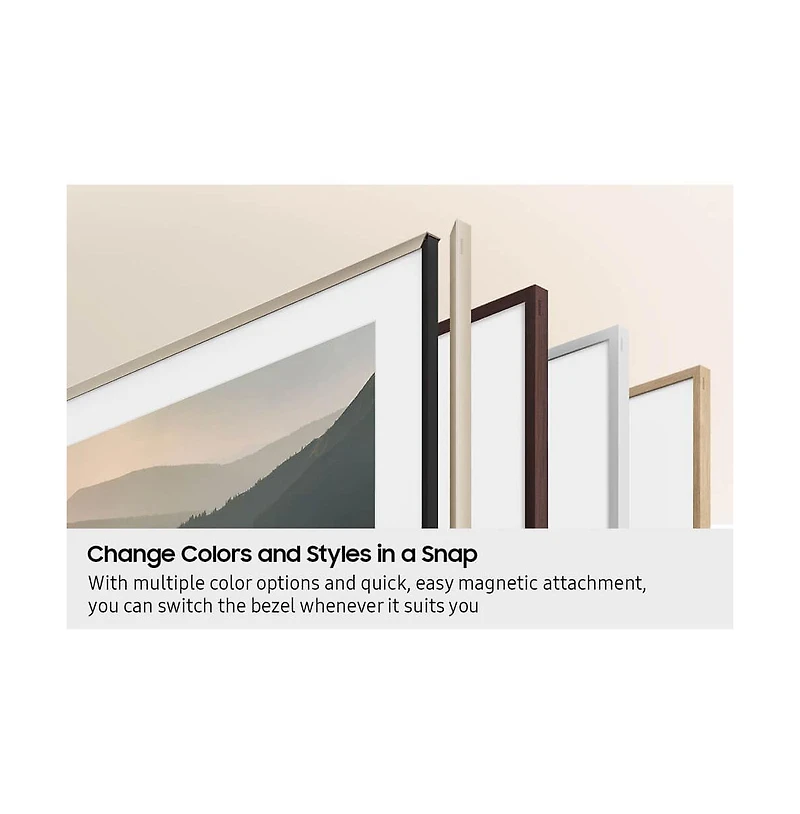 Samsung Vg-SCFH65BW 65" The Frame Customizable Bezel