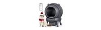 Cumrige Dual color self cleaning litter box with large capacity, App control