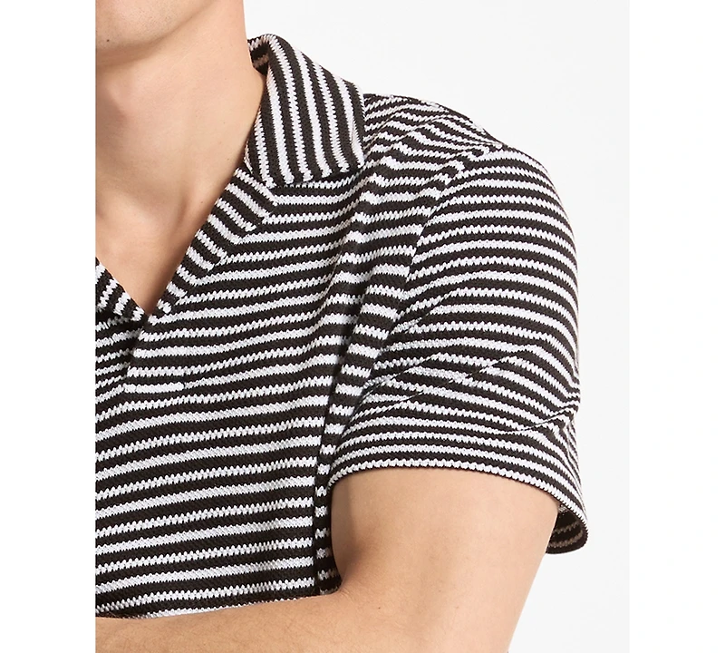 Michael Kors Men's Regular-Fit Striped Polo Shirt