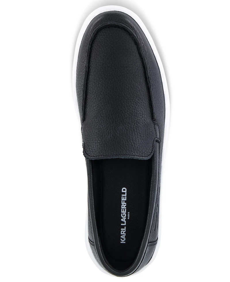 Karl Lagerfeld Men's Venetian Slip-On Boat Shoes
