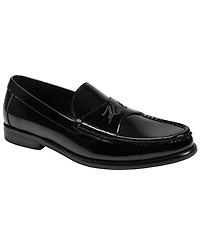 Karl Lagerfeld Men's Embroidered Logo Slip-On Loafers