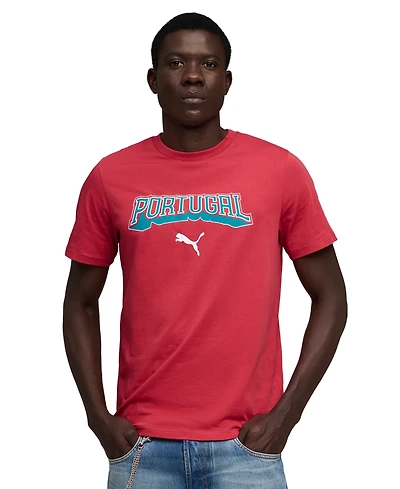 Puma Men's Regular and Big & Tall Portugal Football Culture Short-Sleeve T-Shirt