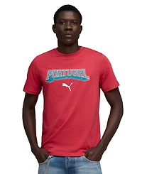 Puma Men's Regular and Big & Tall Portugal Football Culture Short-Sleeve T-Shirt