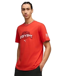 Puma Men's Regular and Big & Tall Egypt Football Culture Crewneck T-Shirt