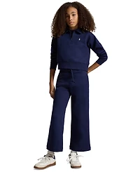 Polo Ralph Lauren Girls' 7-16 Wide-Leg Sweatpants
