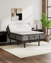Paramount Hd Pierce 14" Medium Firm Euro Pillow Top Mattress Set