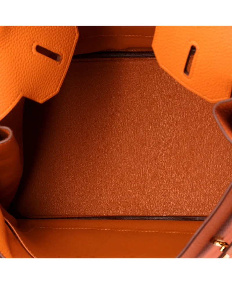 Pre-Owned Hermes Birkin Handbag Togo with Gold Hardware