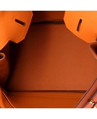 Pre-Owned Hermes Birkin Handbag Togo with Gold Hardware