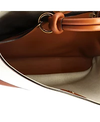 Pre-Owned Salvatore Ferragamo Glam Tote Bag Canvas and Leather