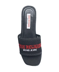 True Religion Women's Brat Mesh Slip on Sandal