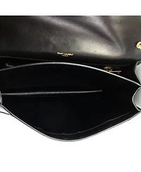 Pre-Owned Saint Laurent Gaby Envelope Satchel Embossed Leather