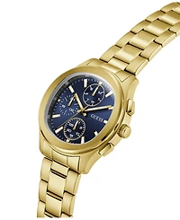 Guess Men's Gold-Tone Multi-Function Watch, 40mm