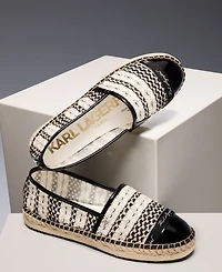 Karl Lagerfeld Paris Women's Millicent Espadrilles Flats