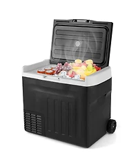 Sugift 12V Portable Car Refrigerator 42 Quart with Touch Panel