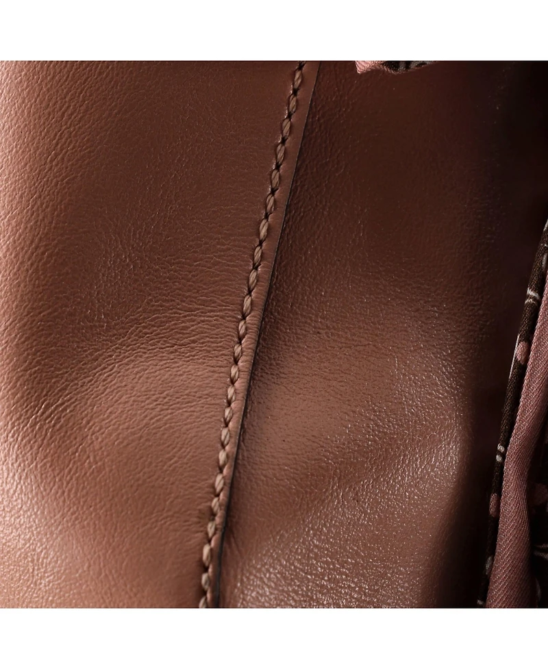 Pre-Owned Fendi Small Ff Handle Tote Leather