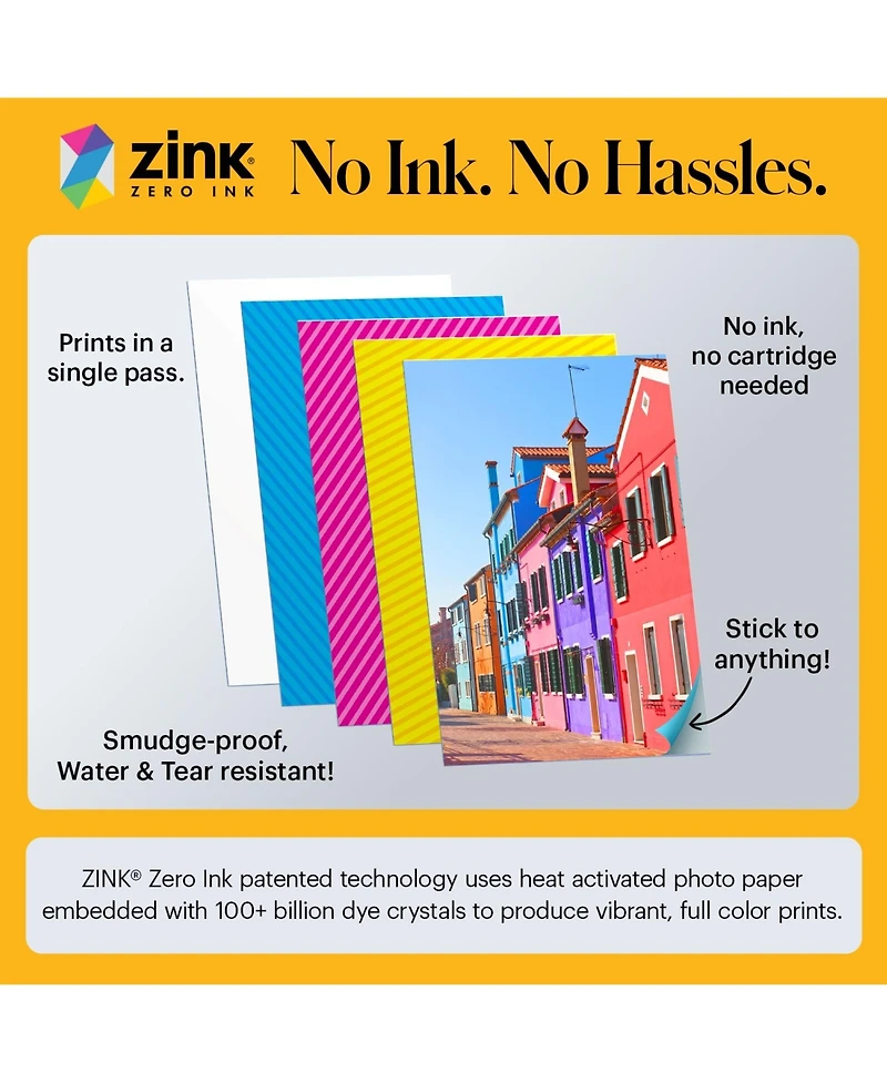 Kodak Printomatic Instant Print Camera, Prints on 2x3" Photo Paper