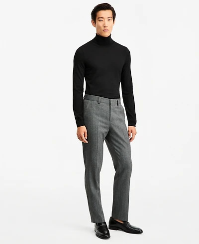 Hugo by Boss Men's Modern-Fit Herringbone Suit Pants